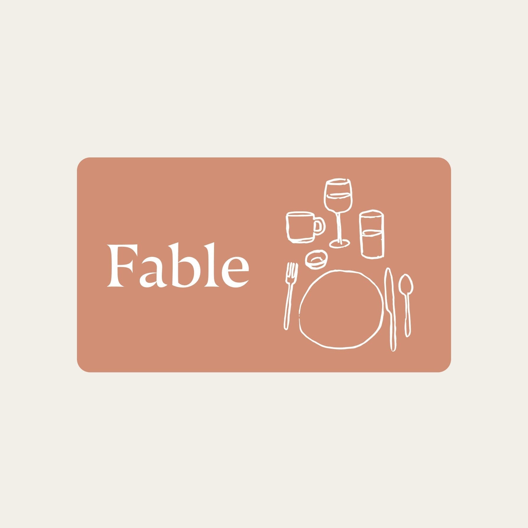 Digital Gift Card Gift Cards Fable Home 